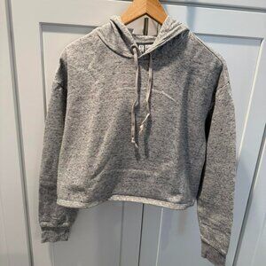 H&M Grey cropped hoodie